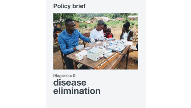Policy brief - diagnostic and disease elimination